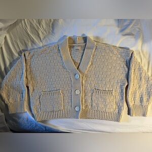 Babaa cardigan no3 natural cotton OS one size